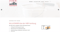 Desktop Screenshot of hbr-hamburg.de