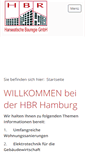 Mobile Screenshot of hbr-hamburg.de